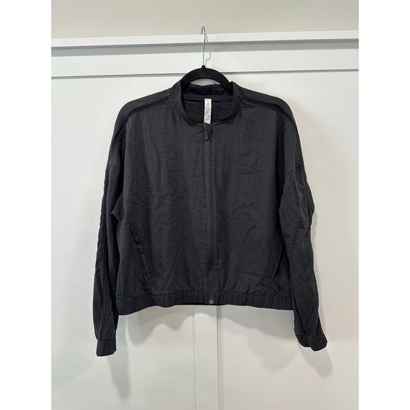 Lululemon Lightweight Full Zip Bomber Jacket Size 12 - Picture 1 of 9
